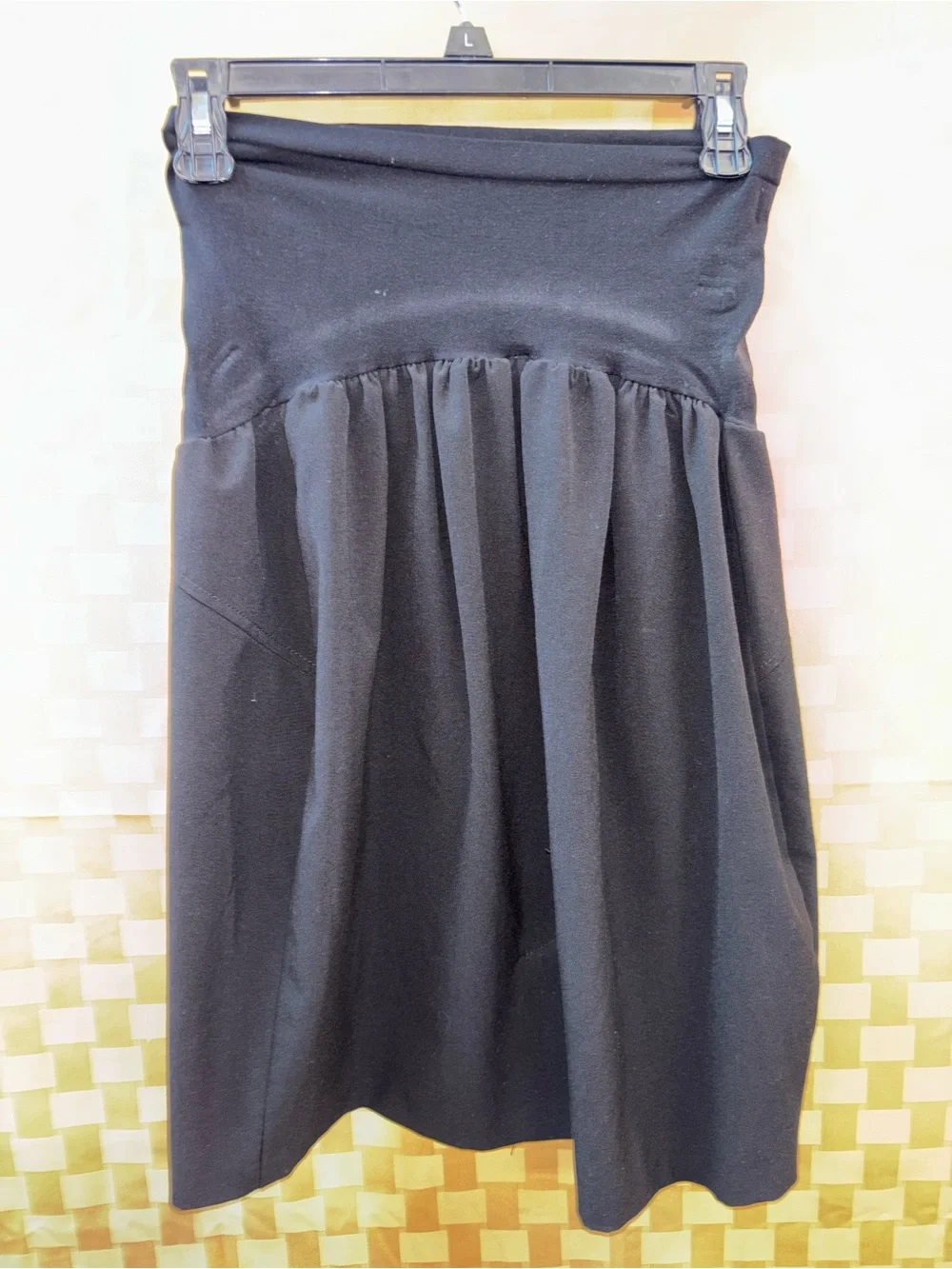 Motherhood Maternity Black A-Line Pull-On Skirt